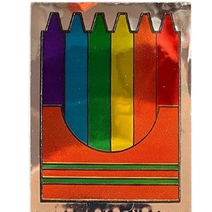 CTP Foil/Mylar VINTAGE Crayons Sticker Module